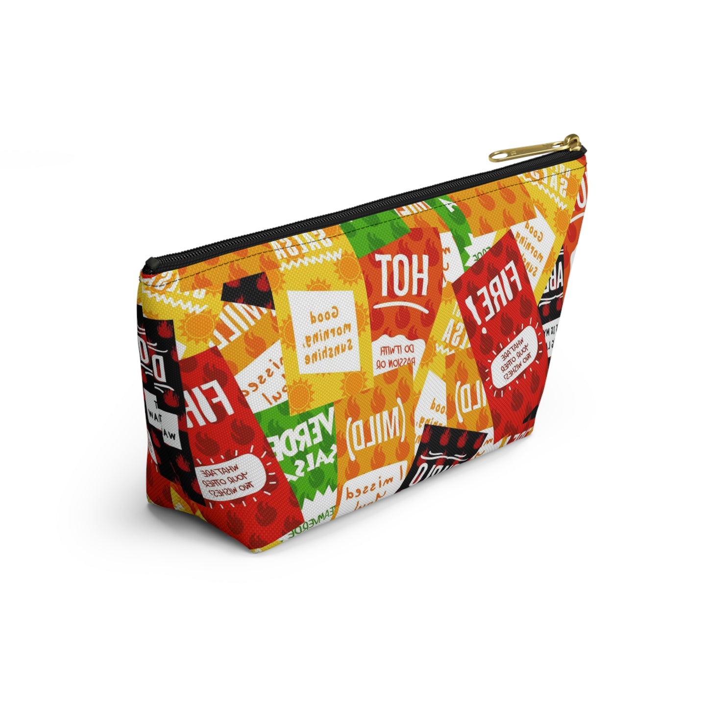 Taco Bell Sauce Packets Accessory Pouch w T-bottom