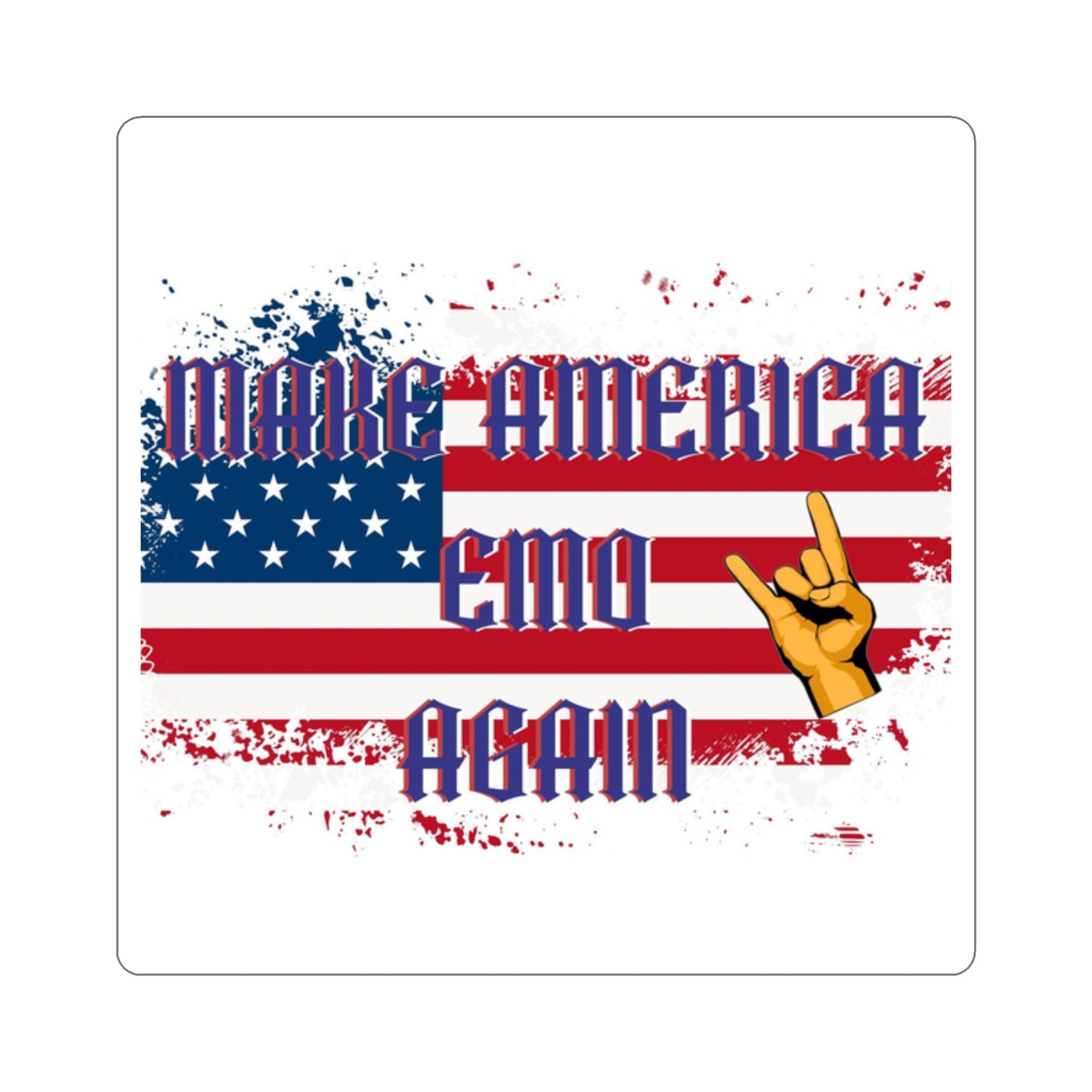 Make America Emo Again Sticker
