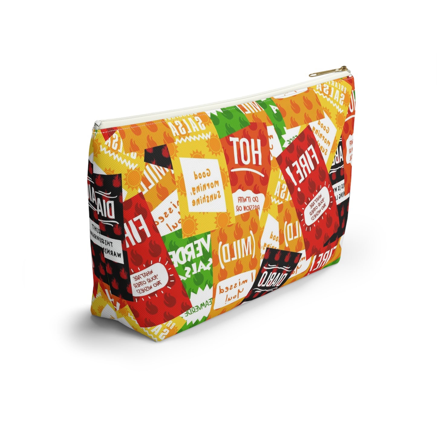 Taco Bell Sauce Packets Accessory Pouch w T-bottom
