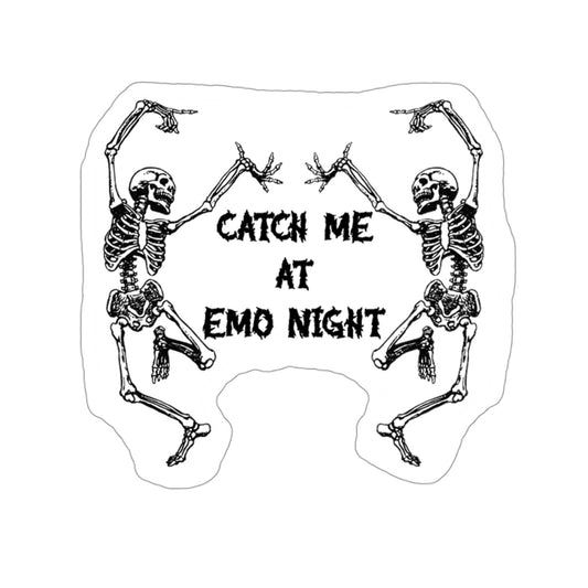 Catch Me At Emo Night - Standard Sticker