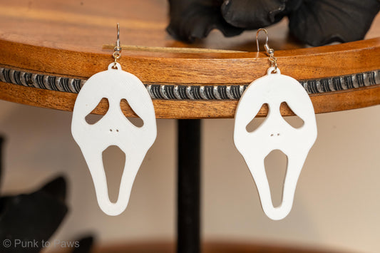 Ghost Face Earrings
