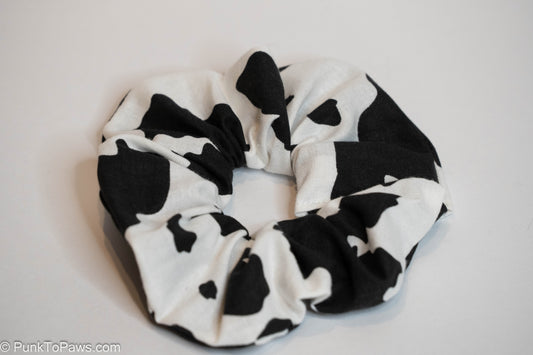 Cow Print Scrunchie