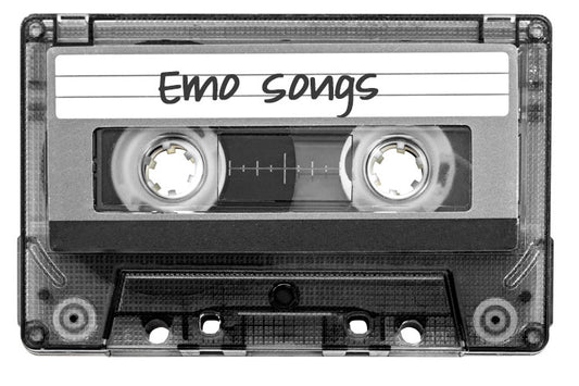 Emo Songs Cassette Sticker
